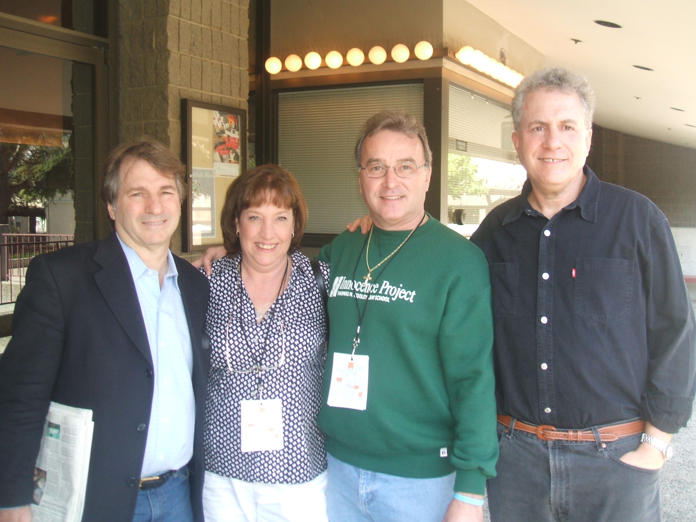 In San Jose 2008 with Barry Scheck Donna McKneelen Ken and Peter Nuefeld