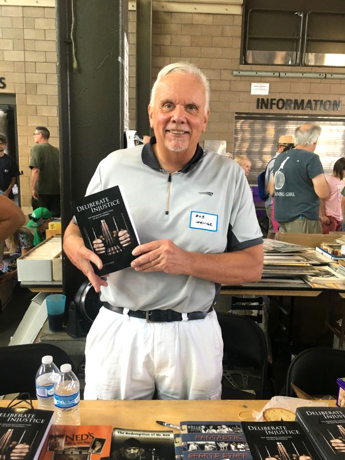Author Bob Henige at the Detroit Book Festival